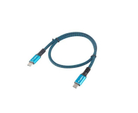 LANBERG Kabel USB-C M/M USB4 1.2m 100W 8K 60HZ czarno-niebieski CA-CMCM-45CU-0012-BK - 1086475 - zdjęcie 2